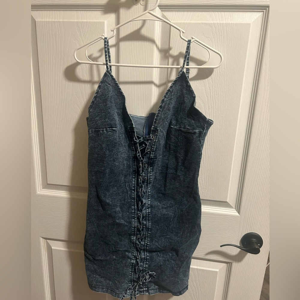 Amazon Fashion, Size Medium, Dark denim Bodycon dress